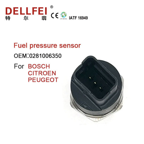 Sensor de presión del riel de combustible 0281006350 para Citroen Peugeot