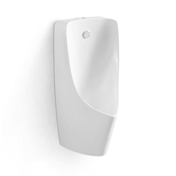 Modern Wall-Mounted Ceramic Urinal for Public Restrooms