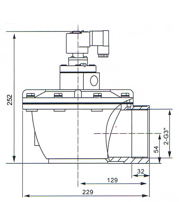 CA76T 3 Inch Goyen Type Pulse Jet Valve