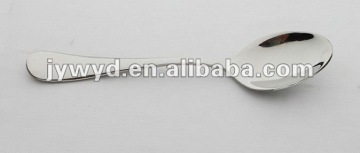 Stainless steel spoon with plain handle