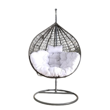 Detachable Rattan Egg Hanging Swing Chair for Outdoor Gardens and Patios