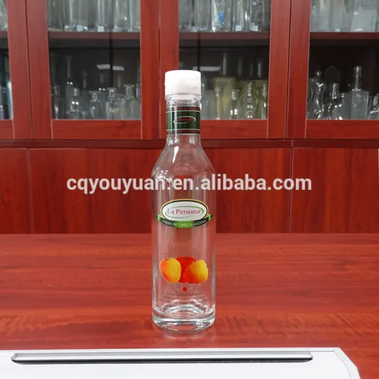 OEM acceptable soda lime glass sauce bottle 250ml with lid