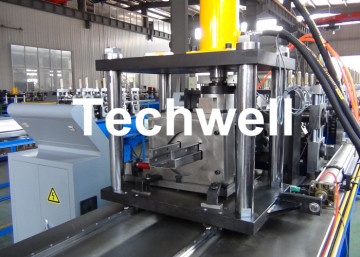 18 Groups Station 22.5KW Rack Beam Roll Forming Machine / Cable Tray Forming Machine