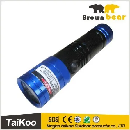 8 leds aluminum flashlight with one laser led laser flashlight