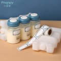 Etiquetas adhesivas para almacenamiento de leche materna