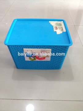 Colorfur plastic storage box with lid