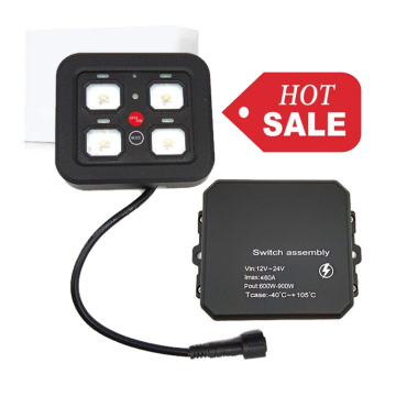 DC 12V RGB 8 Gang Switch Panel with App Control for Vehicles