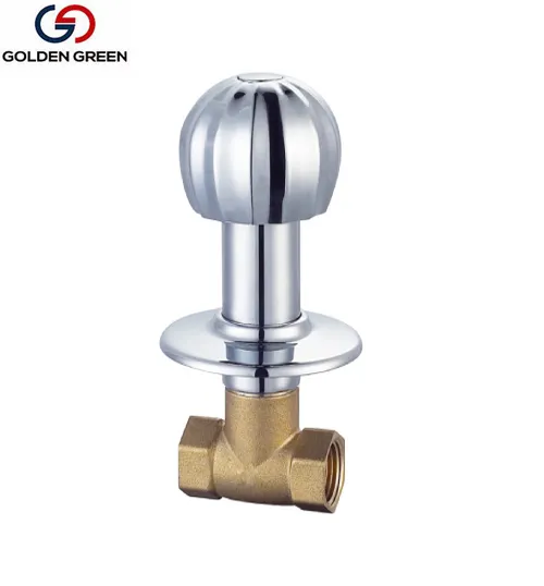 High Quality Ball type handle brass Stop Valves with chrome finish, Plumbing valves