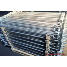 Nincs csavarkulcs 3/4X66 csavaros horgony 6&quot;-es csavarvonallal