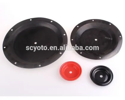 Fabric rubber diaphragm for valves