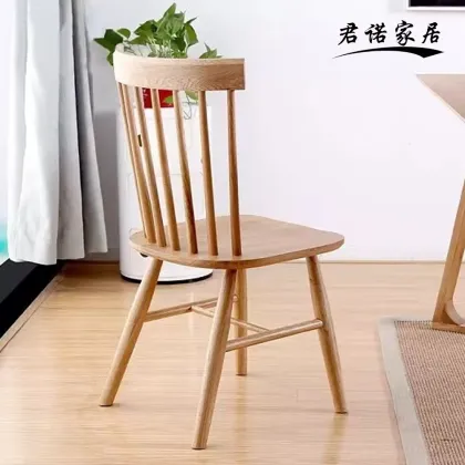 Solid Wood Windsor Chair with Classic Design