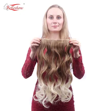 Hot sell synthetic hair extensions clip in femail hair extensions reviews  seamless clip in hair extensions