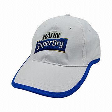 Baseball cap with embroidery for promotional purpose, made of 100% cotton, measures 58cm