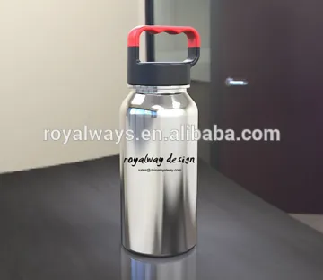 Top supplier promotional customized logo printed stainless steel sport bottles