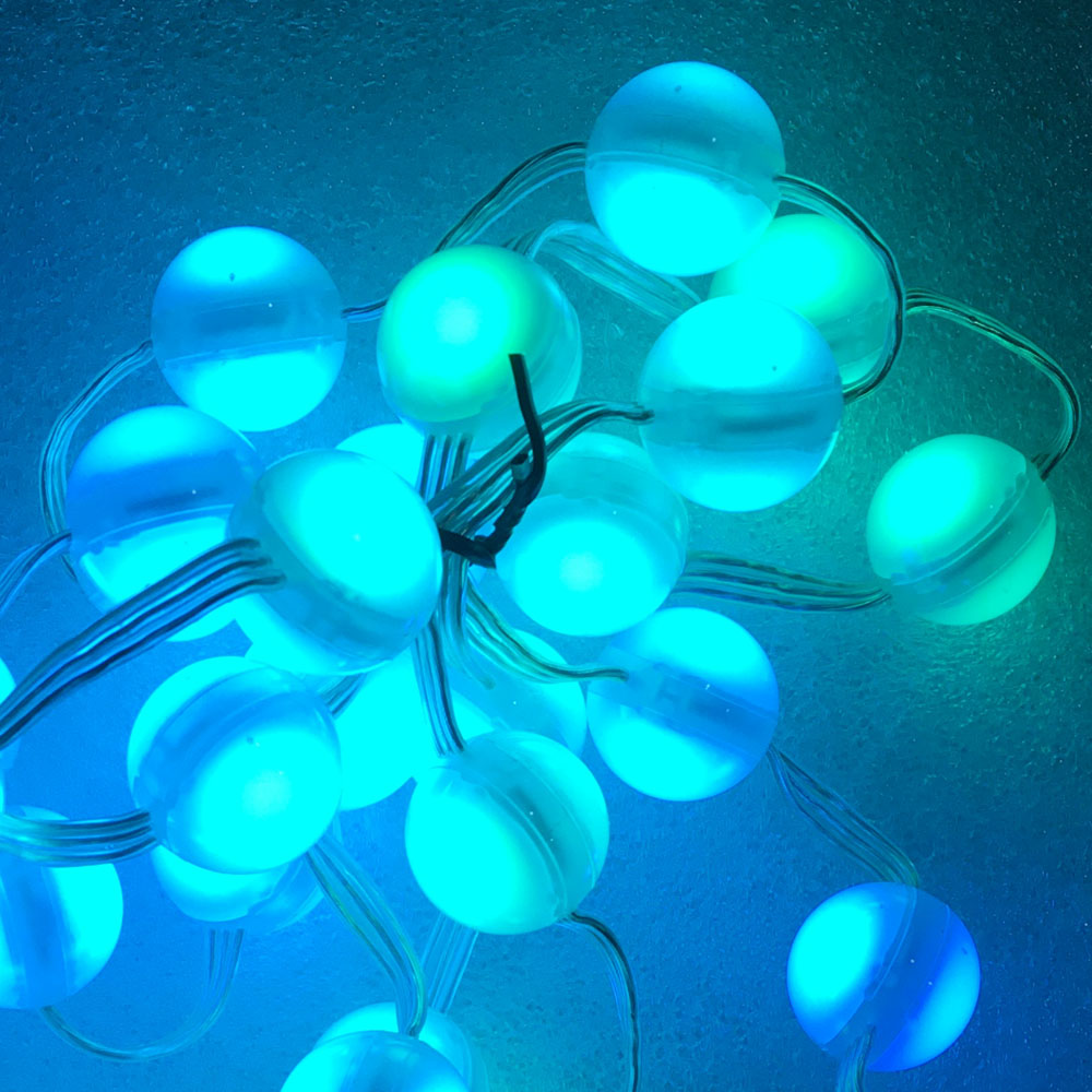 Muusika aktiivne RGB Pixel Ball Light String