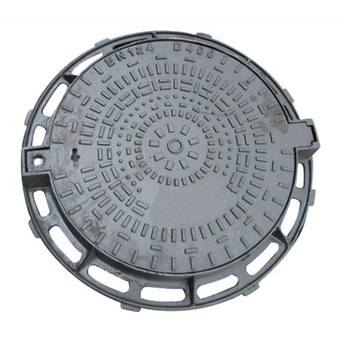 Round frame ductile iron manhole cover D400