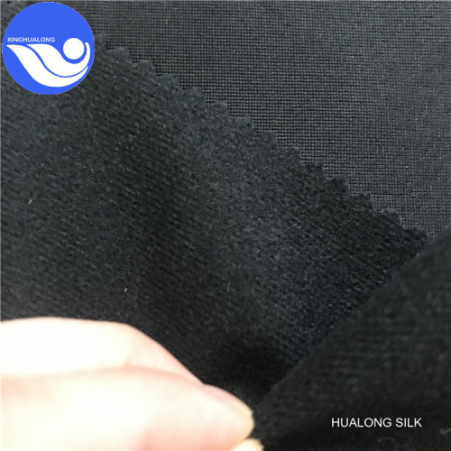 Tricot 100% polyester brossé de haute qualité