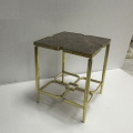 North-European brassy stainless steel side table