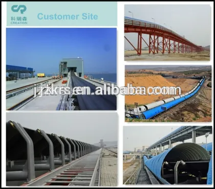 power plant belt conveyor coal conveyor system soil belt conveyor system