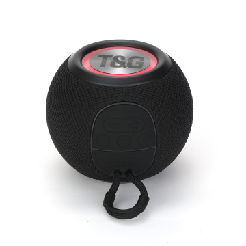 T&amp;G Wireless BT USB TF AUX Outdoor Enceinte avec lumière LED, IPX4 imperméable - TG337
