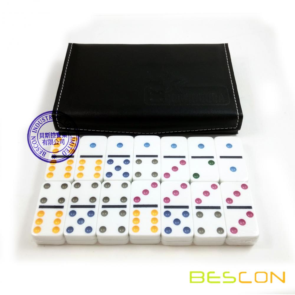 Domino Set In Nice Leather Box 1 Jpg