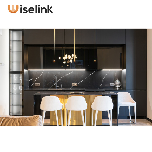 Wiselink черная сплошная поверхность кухонные столешницы