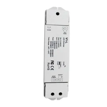 RGBW LED Dimmer Controller with 12-36V 20A Power Amplifier Signal Repeater