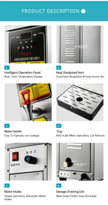 FEST Commercial Drinking Water Boiling and Heating Machine