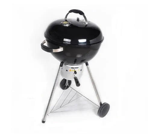 Trolley Charcoal BBQ Grills With Stainless Steel Legs