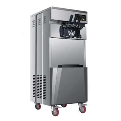 Rainbow Carpigiani Ice Cream Machine: Rotary Cone Filling Machine with 3 Flavor Options