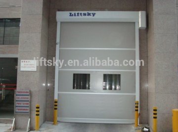 High speed sectional door for warehouse