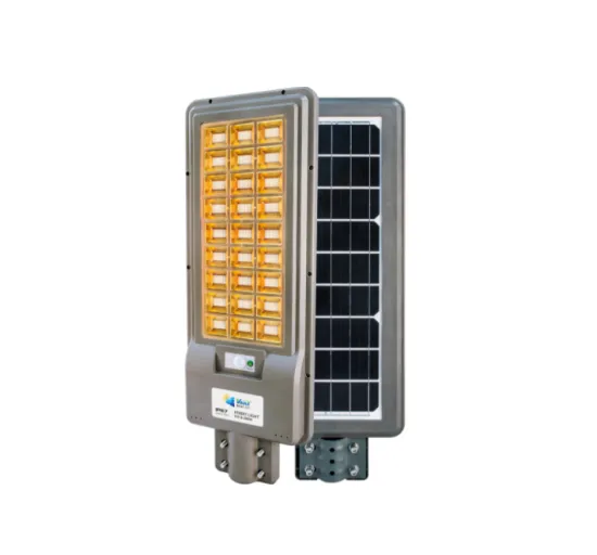 Outdoor sensor solar street light with remote control