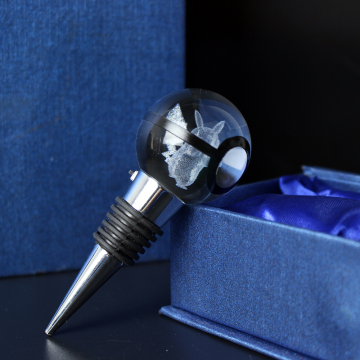Pokémon Ball Crystal Wine Bottle Stopper with LED Light