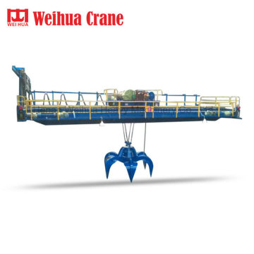 Double Girder Overhead Grab Crane for Garbage Disposal