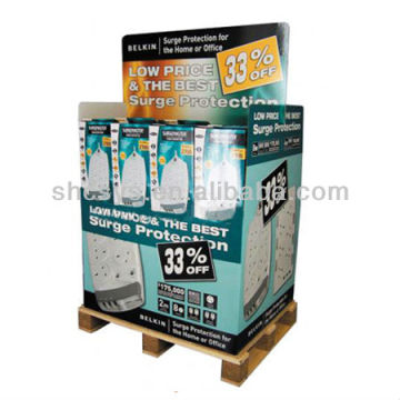 AEP 2013 new style Pallet paper display for products promotion