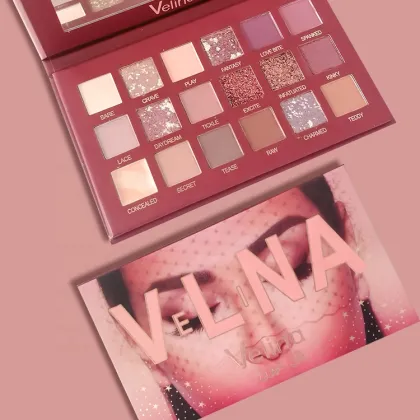 OEM Custom Cosmetics Glitter Minerals Powder Eye Shadow Palette Supplier