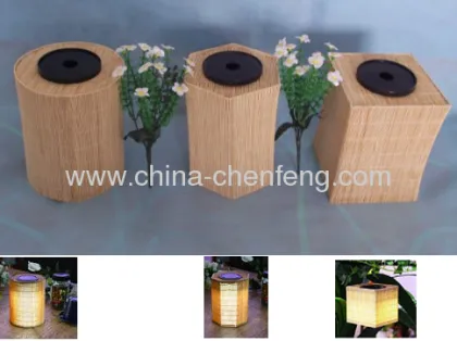 Asia Style Bamboo Solar Decor Lights 