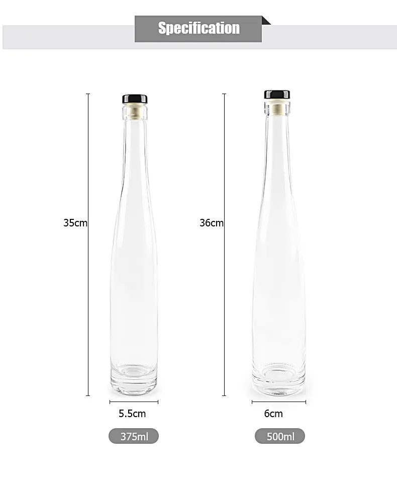 375ml 500ml Wine Bottle