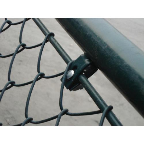 used galvanized and pvc coated chain link fence