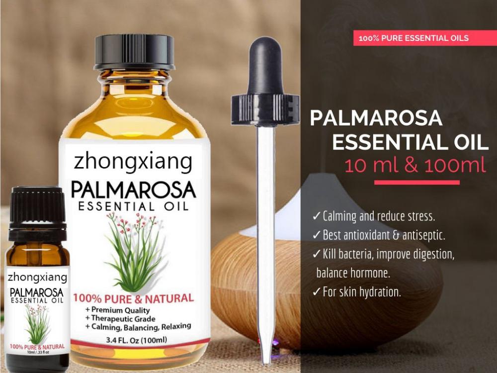 High quality Palmarosa Essential oil in massage