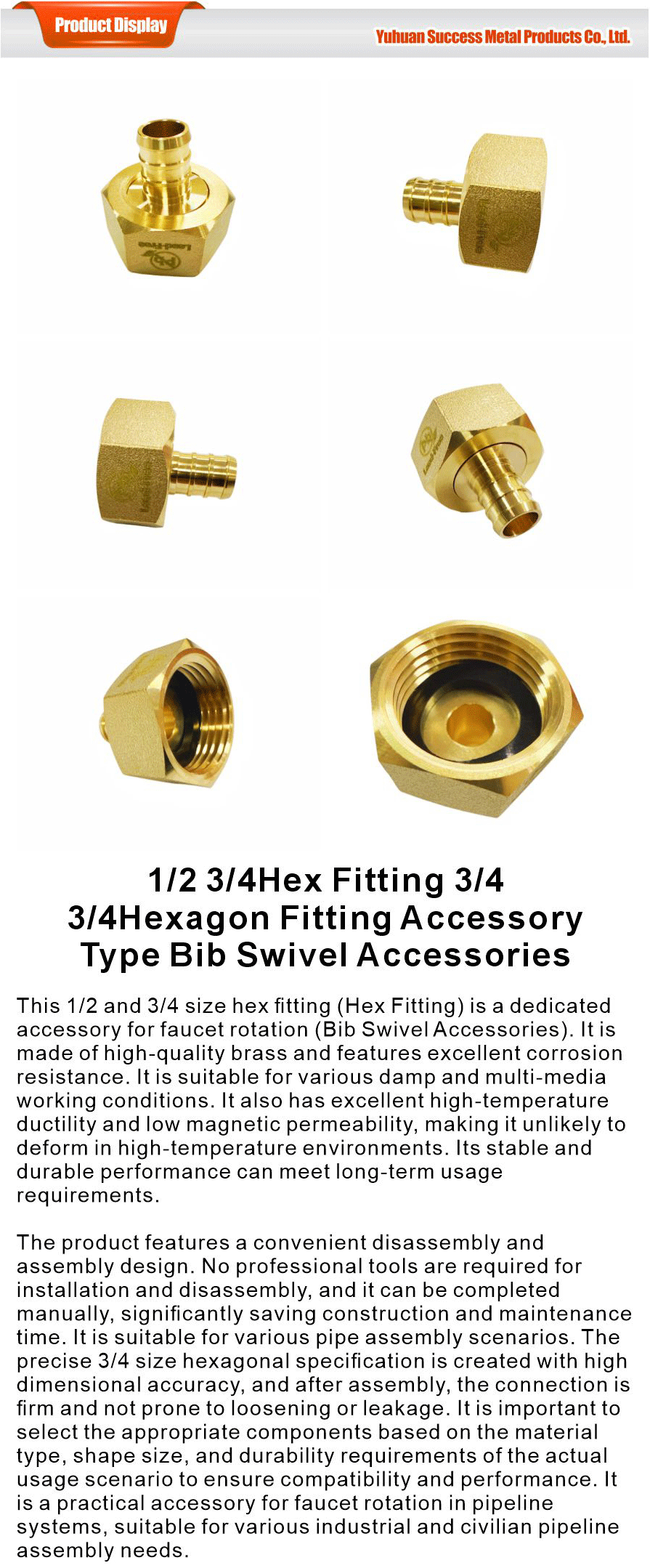 Swivel Accessory For Hexagon Fitting