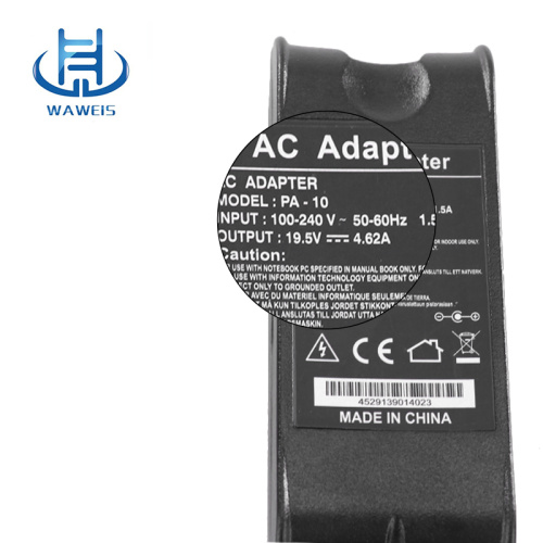 For Dell 90w Ac Adapter 19.5v 4.62a
