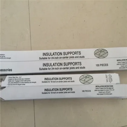 galvanized insulation support wire sharp edge
