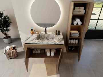 Abbazzine da bagno montato a parete