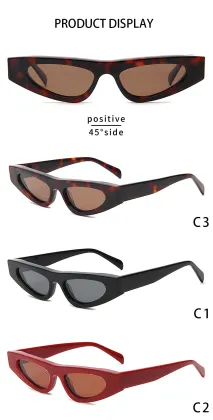 Slim Cat - Eye Acetate Sunglasses