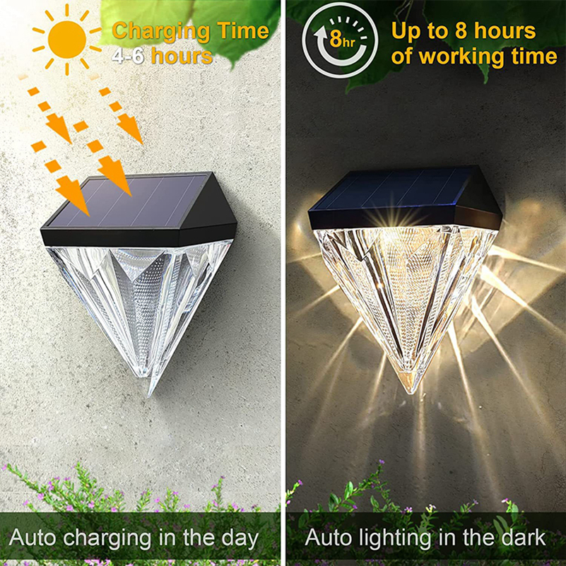 Waterproof Led Solar Diamond Light