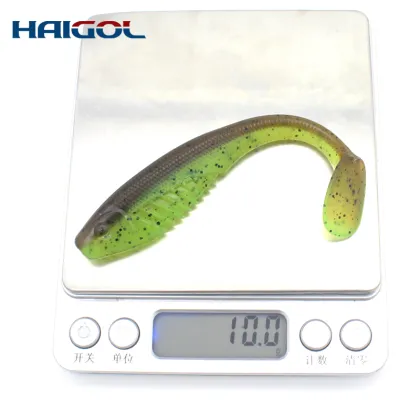 Colorful Soft Bait Swing Shad for Walleye, Zander, and Bass Fishing