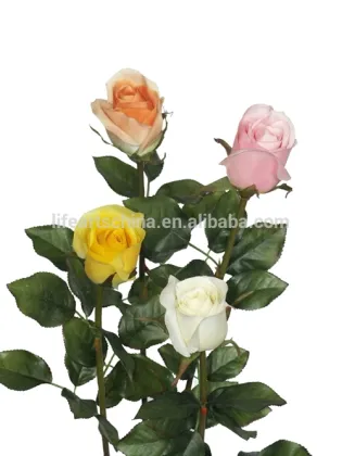 rose flower, 65cm artificial rose flower, long sterm silk flower, artificial rose