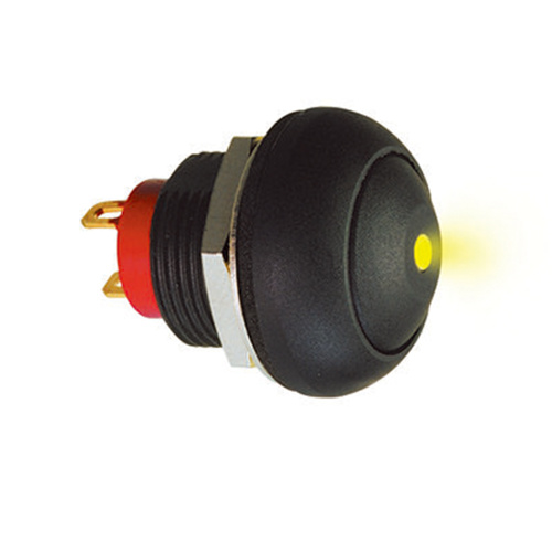 IP67 Round Cap LED Illuminated Push Button Switches