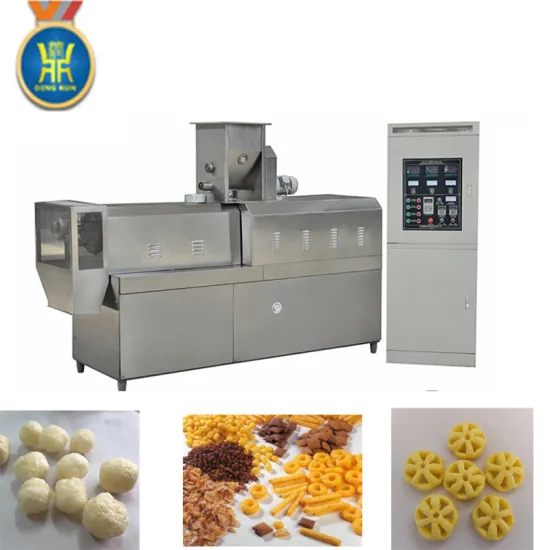 Corn snacks food extrusion machine